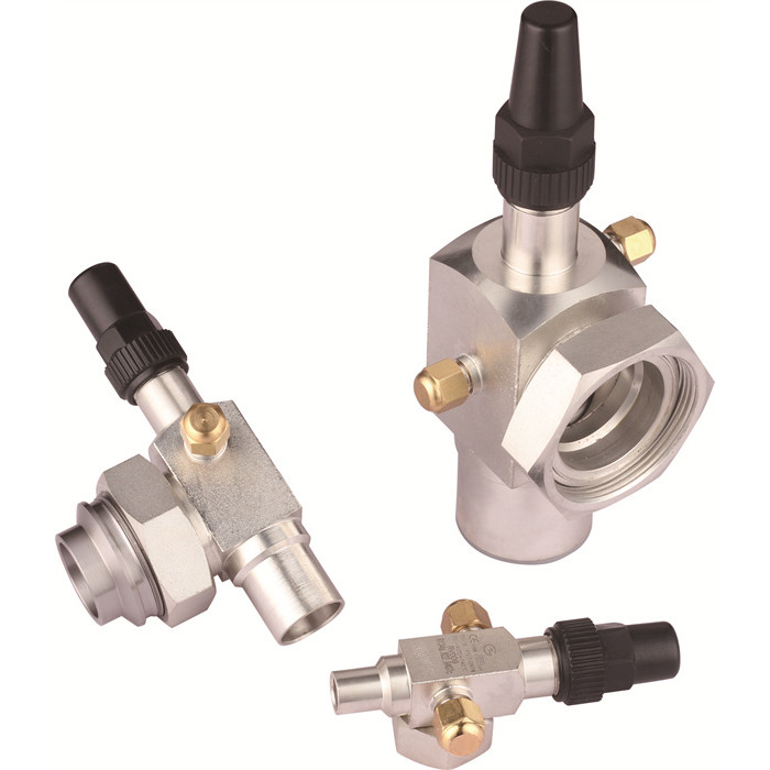 압력 DN4-DN50 냉장용 회전 잠금 서비스 밸브 및 피팅 40°C+150°C 및 0-4.5 MPa