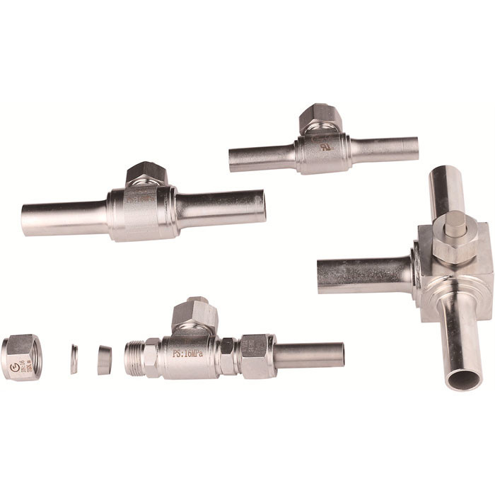 이산화탄소 냉장 3/4 인치 압축 차단 밸브 고기압 DN4DN40 0D16.0 MPa -40C 140C